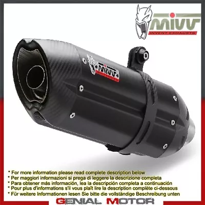 Mivv Exhaust Muffler Suono Black Steel For Ktm 1290 Superduke Gt 2016 > 2018 • $452.98